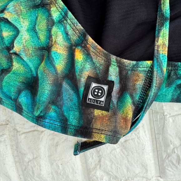 Jolyn Mermaid Mertail Print Onesie 28 ONE piece swimsuit - Picture 4 of 6